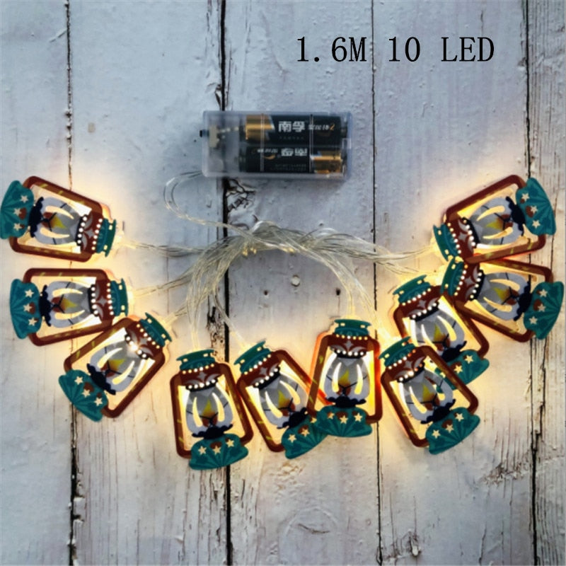 2023 LED 3D Eid Mubarak Decor Ornament Light Eid Kareem Ramadan Decor for Home Ramadan Mubarak Eid Al Adha Islamic Muslim Party