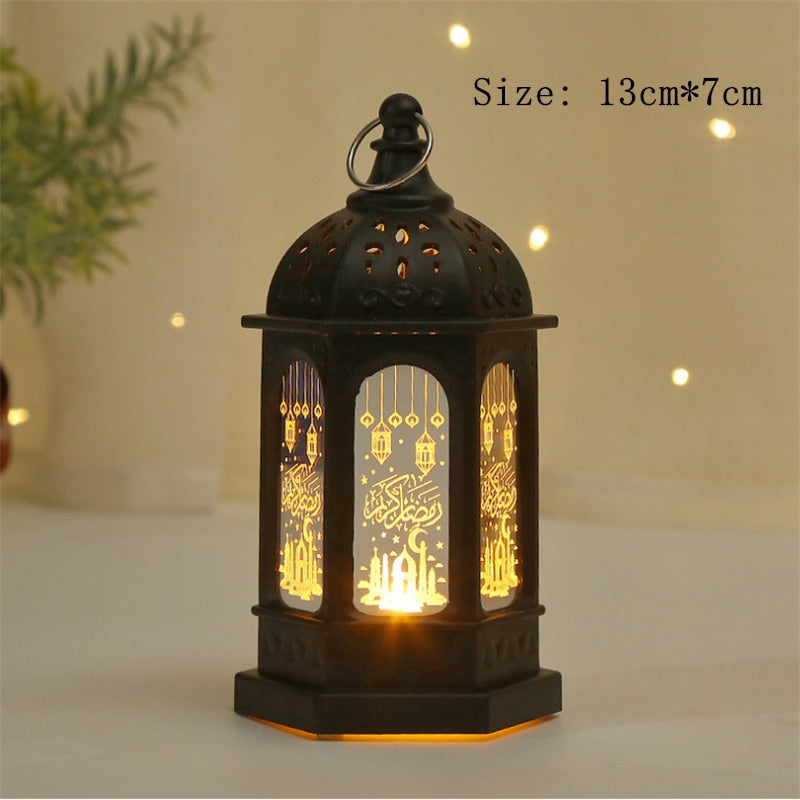 2023 LED 3D Eid Mubarak Decor Ornament Light Eid Kareem Ramadan Decor for Home Ramadan Mubarak Eid Al Adha Islamic Muslim Party