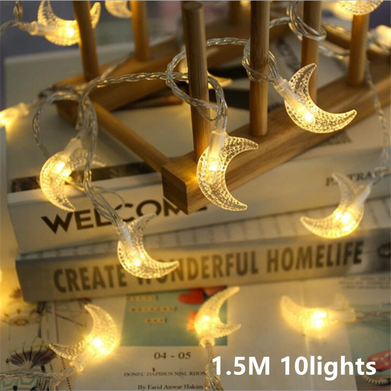 2023 LED 3D Eid Mubarak Decor Ornament Light Eid Kareem Ramadan Decor for Home Ramadan Mubarak Eid Al Adha Islamic Muslim Party