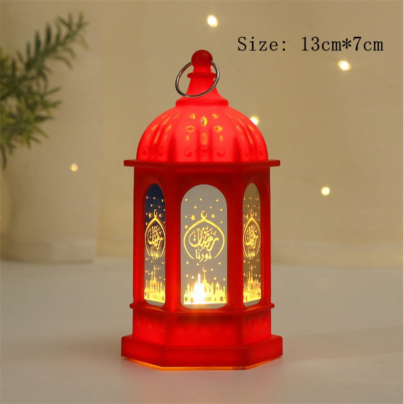 2023 LED 3D Eid Mubarak Decor Ornament Light Eid Kareem Ramadan Decor for Home Ramadan Mubarak Eid Al Adha Islamic Muslim Party