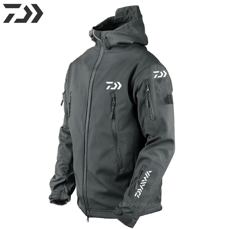 Men&#39;s Tactical Windproof Waterproof Jacket Special Forces Soft Shell Fishing Suit Men&#39;s Army Combat Pants Men&#39;s Fishing Jackets